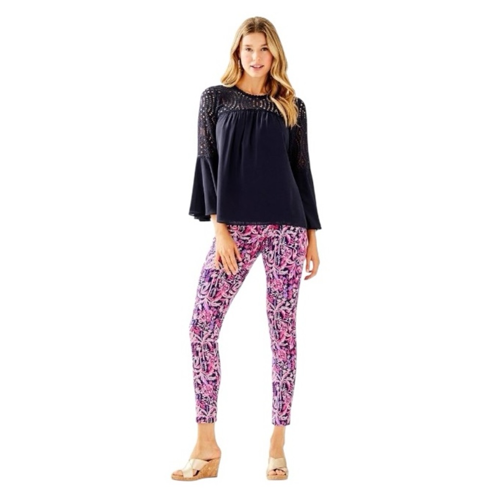 Lilly Pulitzer Amenna Flounce Sleeve Blouse - Picture 4 of 9